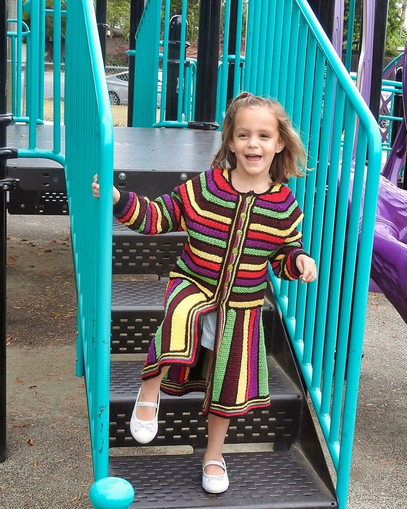 Technicolour Dreamcoat Knitting pattern by Annmarie Signey