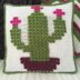 Cactus Bobble Stitch Cushion