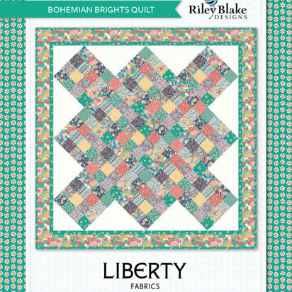 Riley Blake Bohemian Brights Quilt - Downloadable PDF