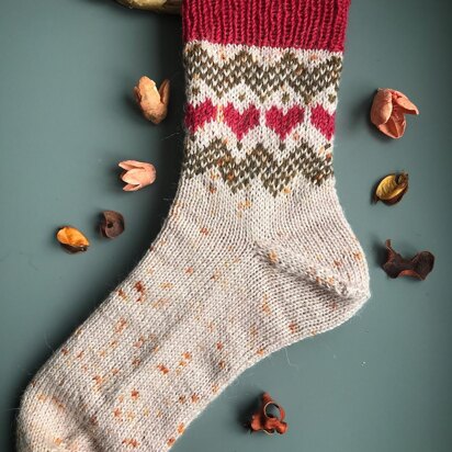 Cute Hearts Socks