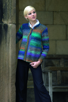 Cardigan in Noro Silk Garden