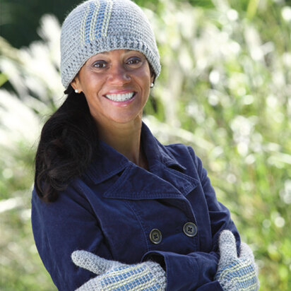 440 Wheatleigh Hat and Gloves - Crochet Pattern for Men and Women in Valley Yarns Stockbridge