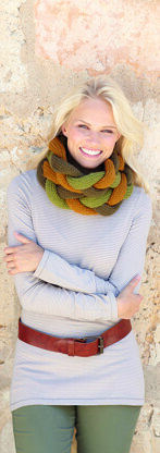 Scarf & Snood in Hayfield Chunky with Wool - 7302 - Downloadable PDF