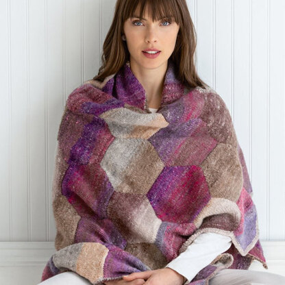 Hexad Blanket in Noro Miyabi - 09 - Downloadable PDF