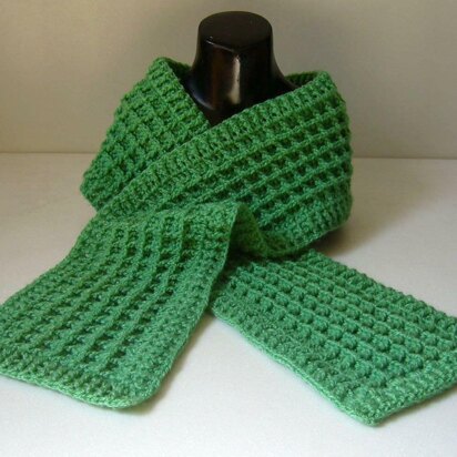 Waffle Stitch Scarf