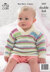 Sweater, Jacket and Hat in King Cole Comfort Baby DK & Comfort Prints DK - 3557