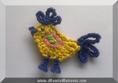 Crochet Rooster Applique Pattern For Easter & Christmas