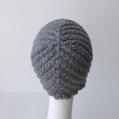 Herringbone Rib Aviator Hat