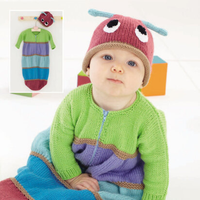 Sleeping Bag & Hat in Sirdar Snuggly DK - 4877 - Downloadable PDF