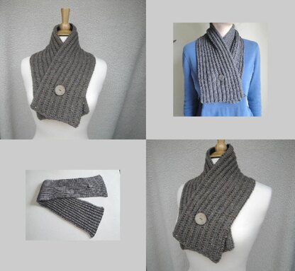 Button Wrap Scarf