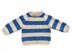 Striped Raglan Jumper Cardigan Opt. Hood