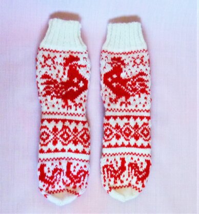 Rooster socks