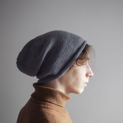 Men`s Slouchy Beanie - Super simple beanie + VIDEO