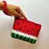 Watermelon Pouch Wristlet