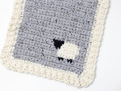 Little Sheep Baby Blanket Chunky Security