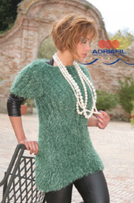 Sibilla Pullover in Adriafil Grafite - Downloadable PDF