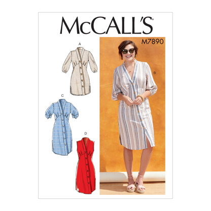 McCall's Misses' Tunic and Dresses M7890 - Sewing Pattern