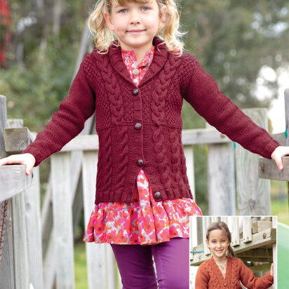 Cardigans in Sirdar Supersoft Aran - 2393 - Downloadable PDF