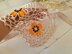 Boho Bandana with Floral Motif, Freeform Mesh and Filet Crochet Design (H8)