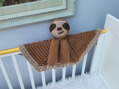 Smooch The Sloth Baby Lovey Comforter