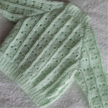 Lily's Eyelet baby cardigan