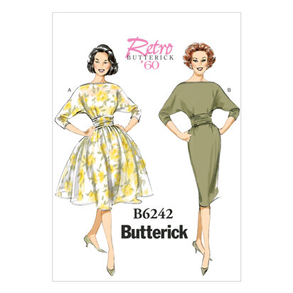 Butterick Kleid für Damen B6242 - Schnittmuster