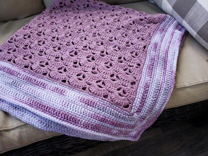 French Lilacs Baby Blanket