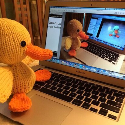 Knitkinz Duck - for Your Office