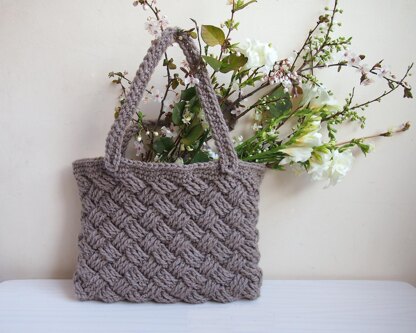 Basketweave Tote