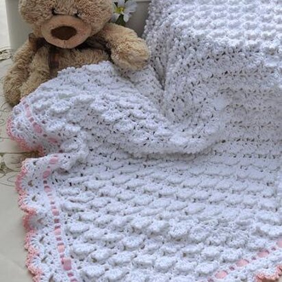 Fluffy Clouds Baby Blanket Crochet