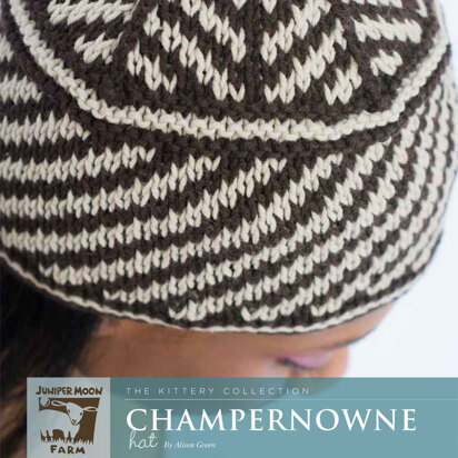 Champernowne Hat in Juniper Moon Farm Gabriella - J10 - 08 - Downloadable PDF
