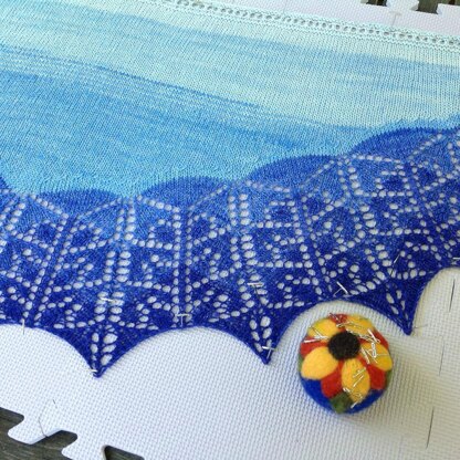 Lobelia Shawl and Shawlette