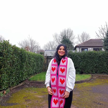 Queen of Hearts Scarf