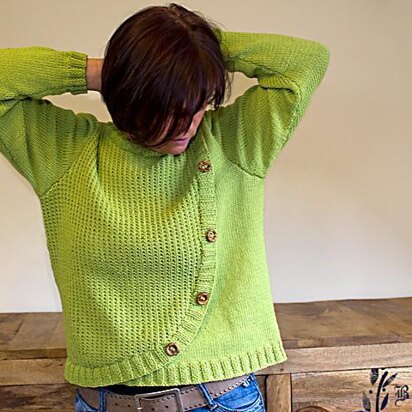 "Elena" - Sweater with button band