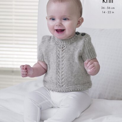 Cardigans & Sweater in King Cole Baby Pure DK - 4904 - Downloadable PDF