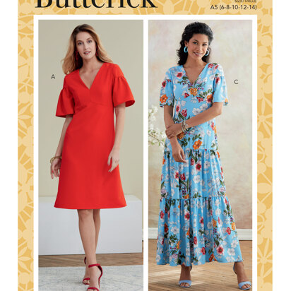 Butterick Misses'/Misses' Petite Dress B6678 - Sewing Pattern