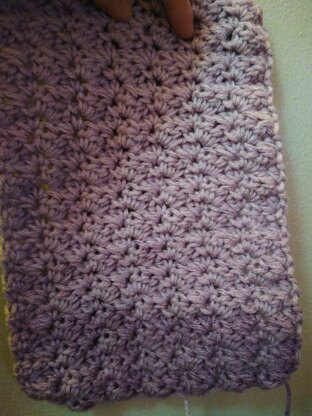 Sledge stitch scarf