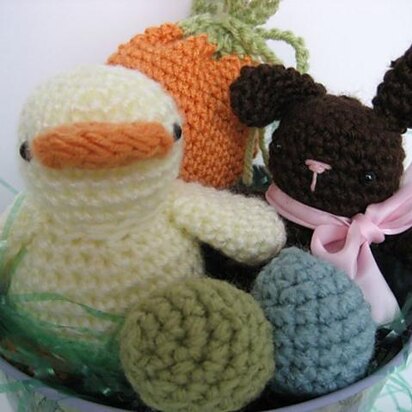 Easter Crochet Amigurumi Pattern Set