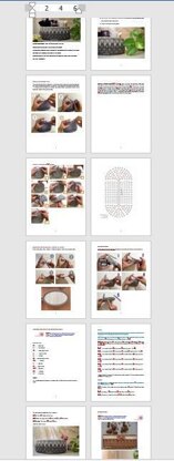 Recycled (t-shirt) yarn basket- 117