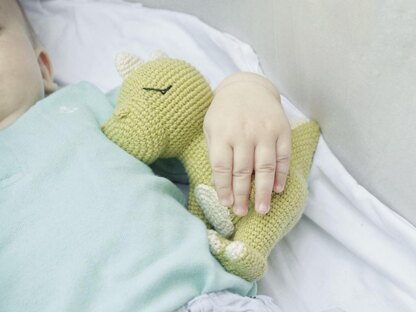 Crochet dinosaur amigurumi pattern toy