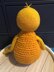 Flat Eric amigurumi doll