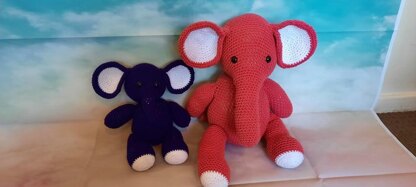 Fuchsia the Baby Elephant Crochet Pattern