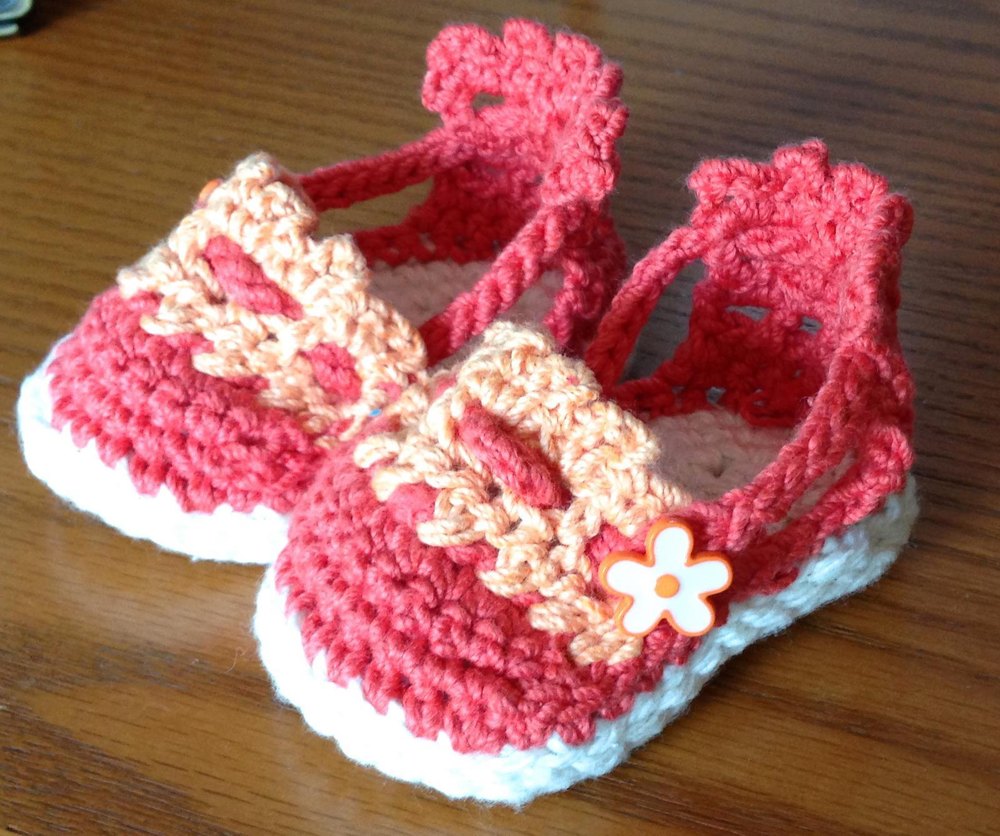 Slider Espadrille Shoes PDF12-113 Crochet pattern by Pattern
