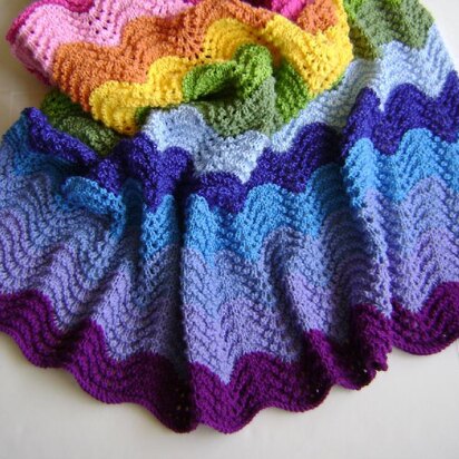 Knitting In Technicolor Waves