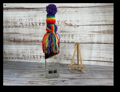 Rainbow / Pride Chocolate Orange Cover and Bottle Topper Set