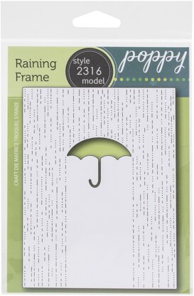 Memory Box Poppystamps Metal Dies - Raining Frame