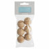 Trimits Beads: Beech Wood: 30mm: Pack of 6