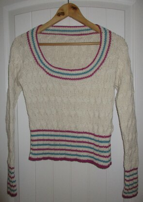 Cable and Striped Jumper