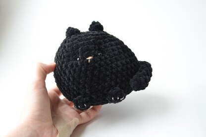 Plush black cat