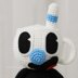 Cuphead and Mugman amigurumi pattern (big version)